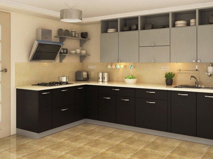 small modular kitchen design india